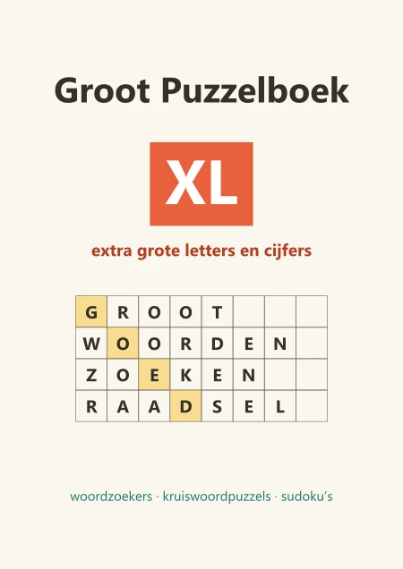 Omslag van Groot Puzzelboek XL