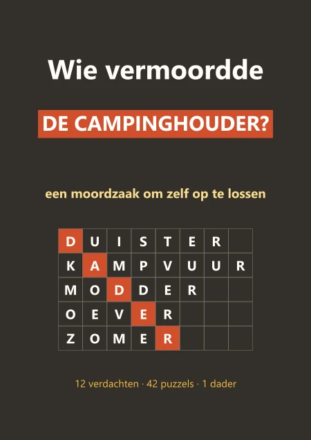 Omslag van Wie vermoordde de campinghouder?