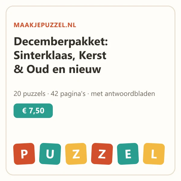 Omslag van Decemberpakket: Sinterklaas, Kerst & Oud en nieuw